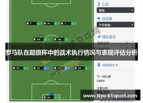 罗马队在超级杯中的战术执行情况与表现评估分析 罗马队在超级杯中的战术执行情况与表现评估分析