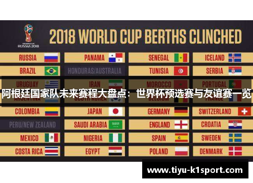 阿根廷国家队未来赛程大盘点：世界杯预选赛与友谊赛一览